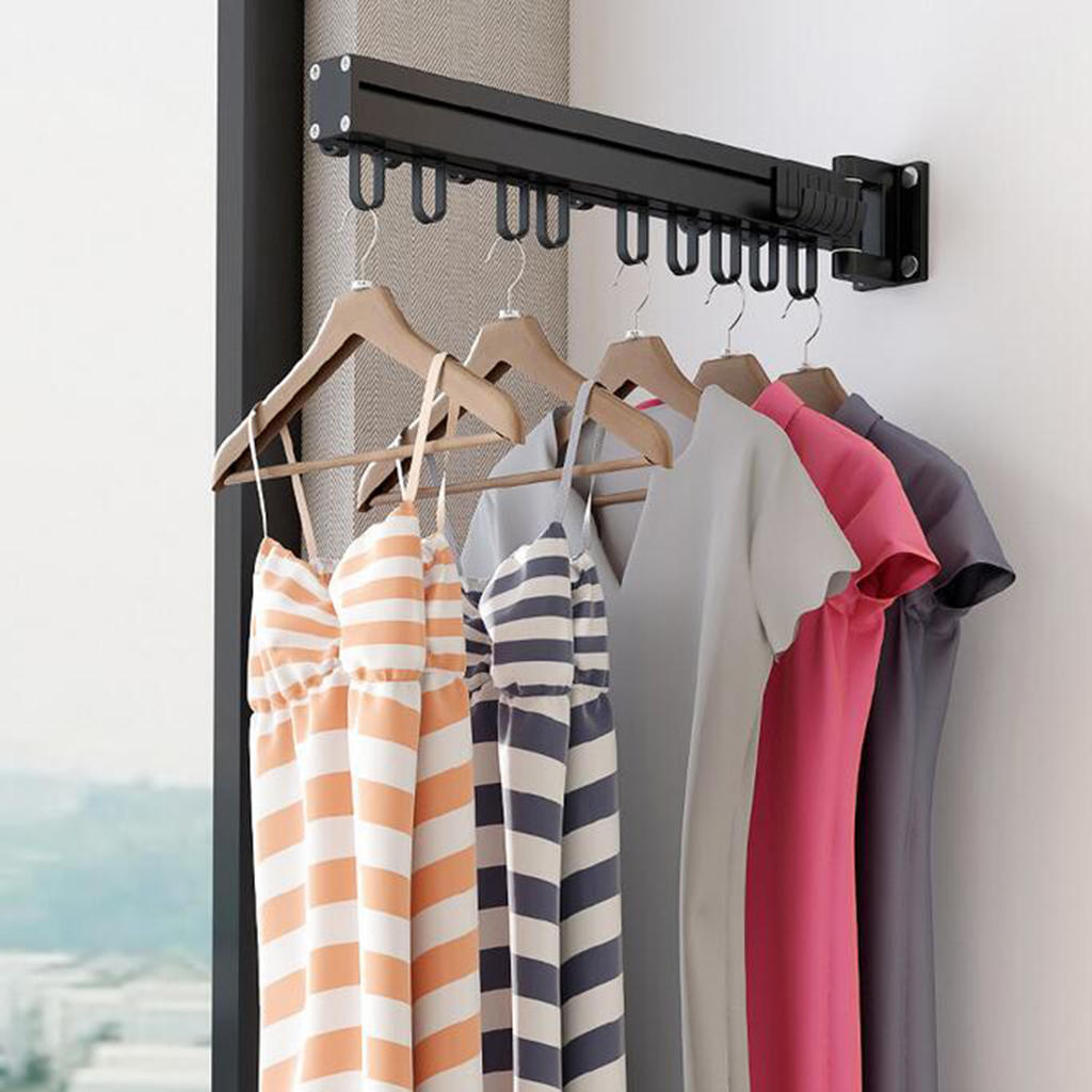1Pcs Retractable Garment Laundry Drying Rack Bar W... Grandado