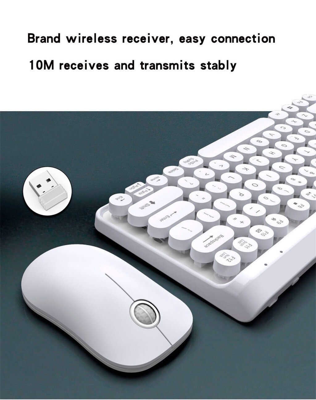 2.4g trådløse tastatur mus brugervejledning trådløst multimedie tastatur til pc gaming tastatur mus sæt til pc