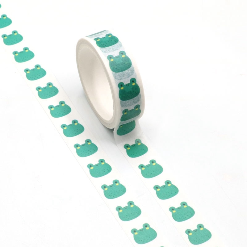 Kikkers washi tape planner scrapbooking schattige cinta adhesiva decoratieve masking tape japanse briefpapier
