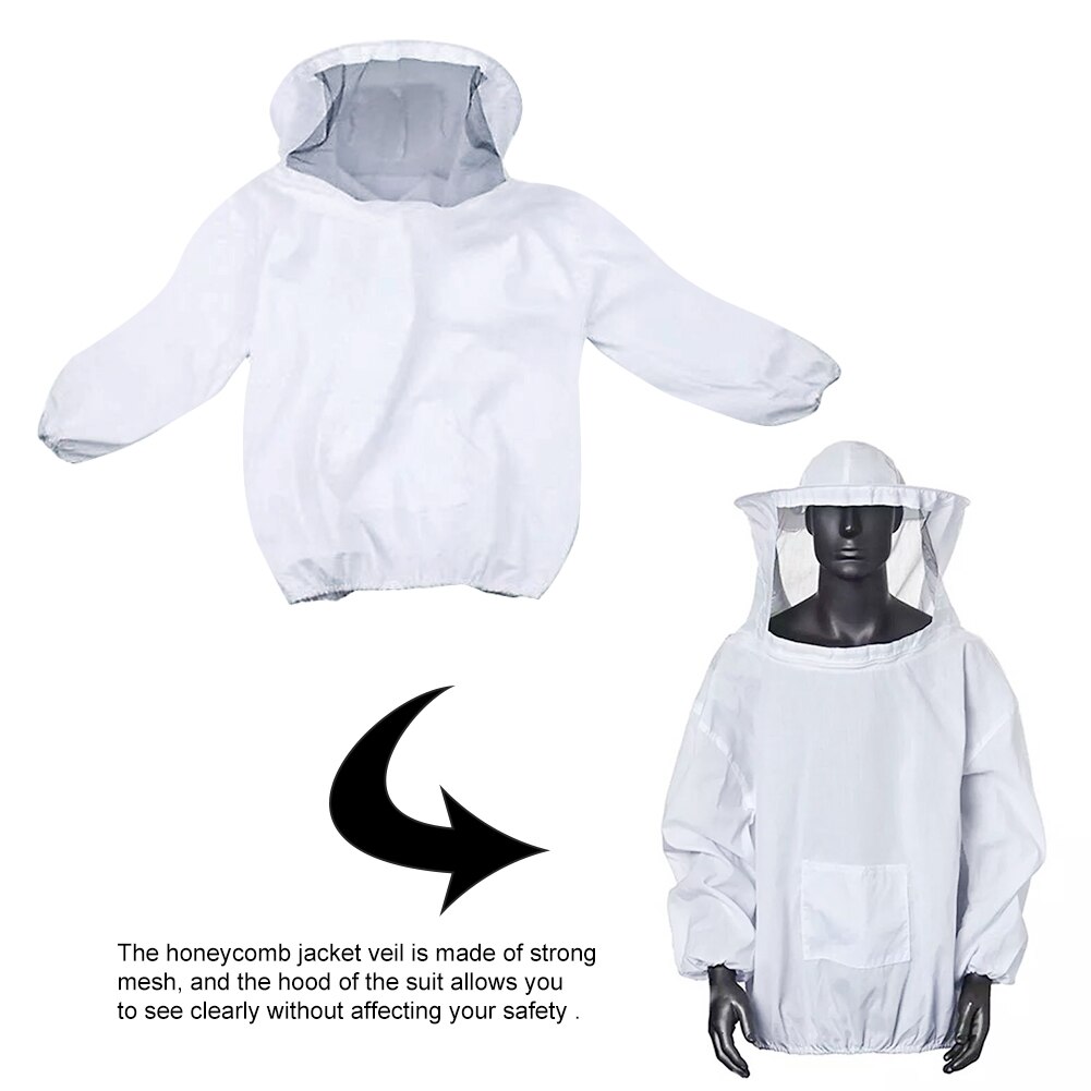 Carnaval Commerçant Blouse d'apiculture, Veste de Voile de Protection