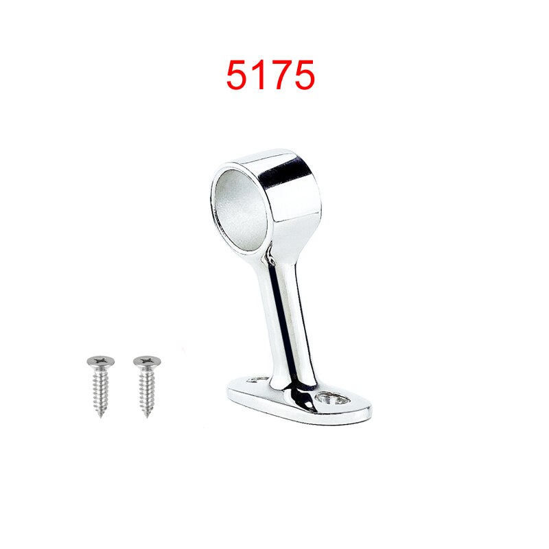 2X Angles 316 Stainless Steel Boat Hand Rail Fitting Marine Railing Support Bracket Tube Stanchion Hardware Yacht Accessories: 5175