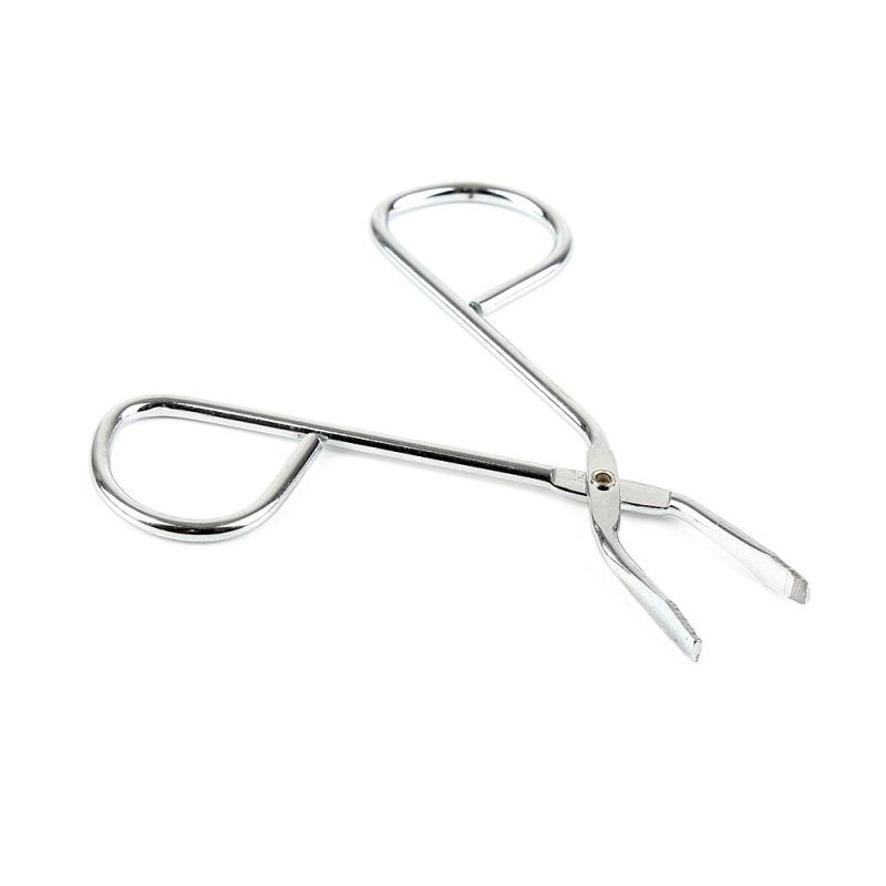Tijeras para quitar el pelo, pinzas para cejas de punta plana, pinza, cortador cosmético recortador, herramienta de eliminación de cejas de acero inoxidable, 1 Uds.