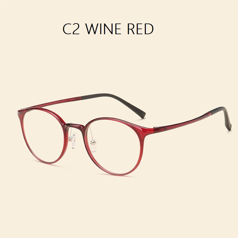 width-138 ULTEM Ultralight 7g Spectacles Frames Art Vintage women and men glasses computer goggles Myopic eyeglasses Frames: C2 WINE RED