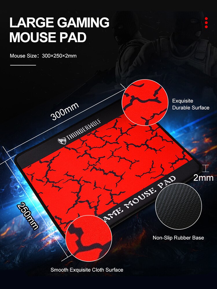 4 In 1 Gaming Keyboard Mouse Headset Set Mechanical Feeling Game 104 Keys Wire Keyboards Mice Pad Headphone Combos for PC Gamer