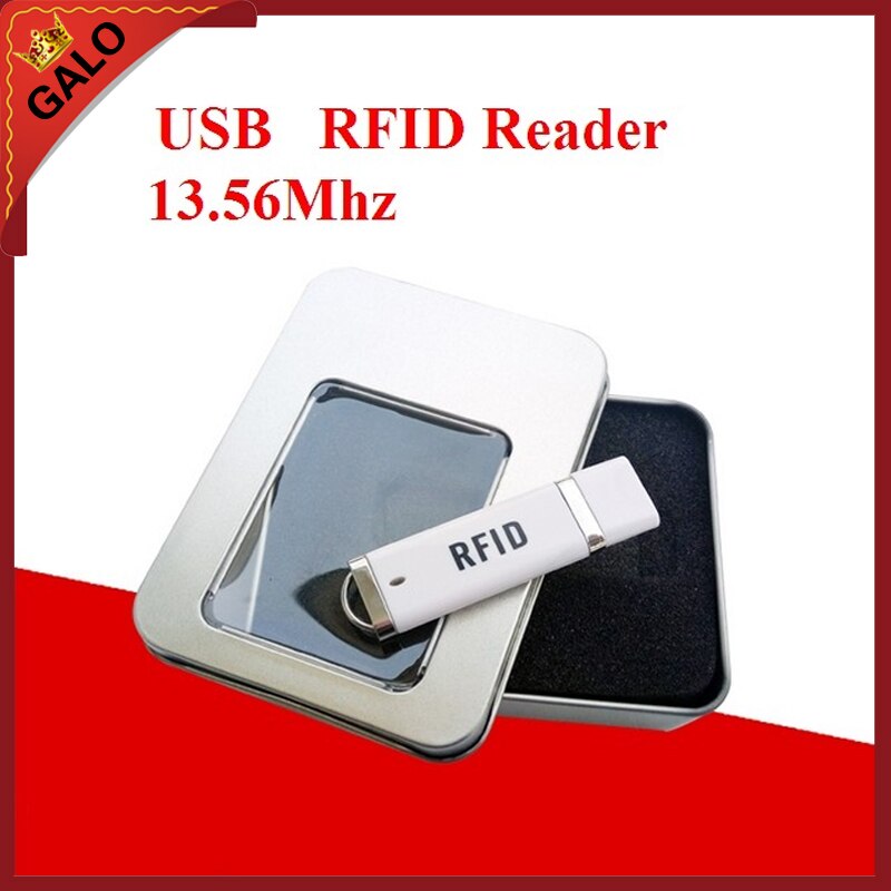Mini Portable USB 13.56Mhz Proximity Sensor Smart IC Crad RFID Reader USB For iPad Android Windows