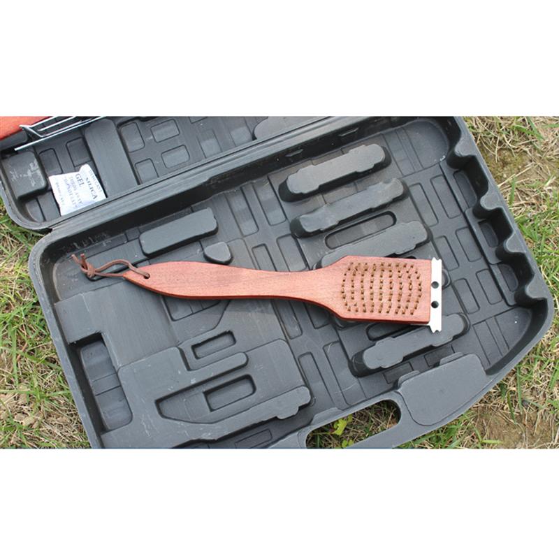 Ensemble d'ustensiles de Barbecue parfaits pour Barbecue d'extérieur en acier inoxydable, 18 pièces/ensemble, emballage du boîtier