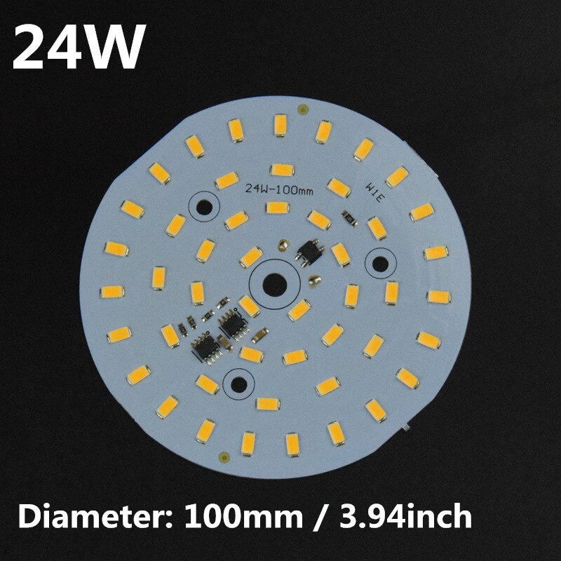 AIFENG AC220V integrated ic driver Light Source For LED Bulb 3W 5W 7W 10W 12W 15W 18W 24W 5730 SMD with led pcb module plate: Orange / Warm white