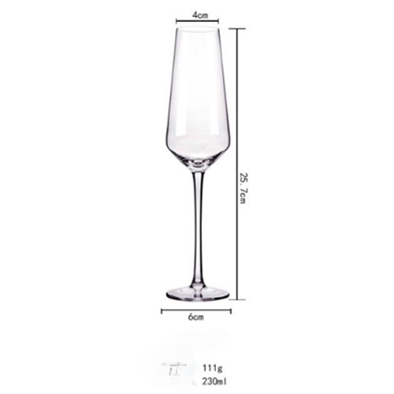 Bicchieri da vino in cristallo in stile europeo calice di Brandy bicchiere da Tequila colpi bicchieri da Cocktail bicchiere da cucina Bar da pranzo: 230ml