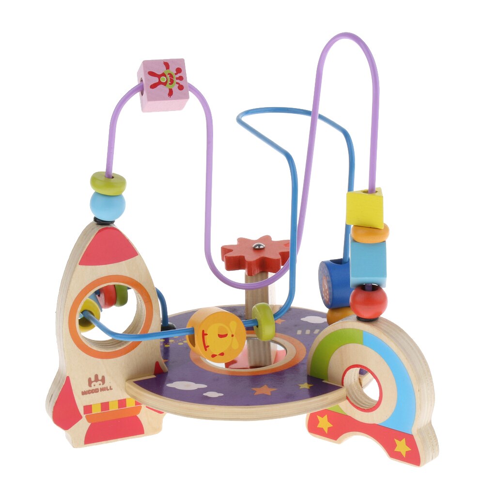 Kraal Doolhof Achtbaan Houten Educatief Cirkel Vroege Ontwikkeling Speelgoed Voor Kids Peuters 3 Jaar Oude En Up