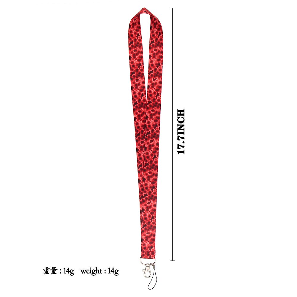 Cordón para colgar llaves de teléfono móvil, cordón para colgar llaves, tarjeta de identificación, soporte para insignia, llavero, YA159