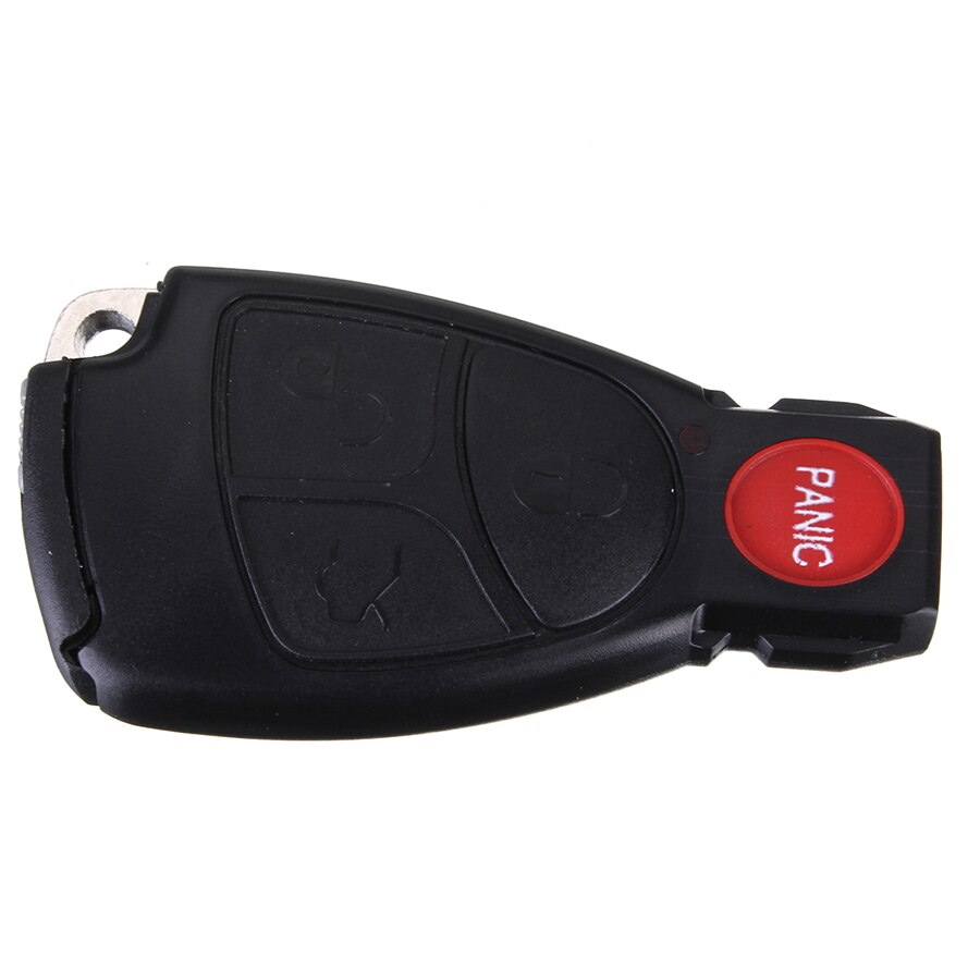 For Mercedes Benz Panic Remote Keyless Smart Key Fob Case Shell Blade with 3 Button