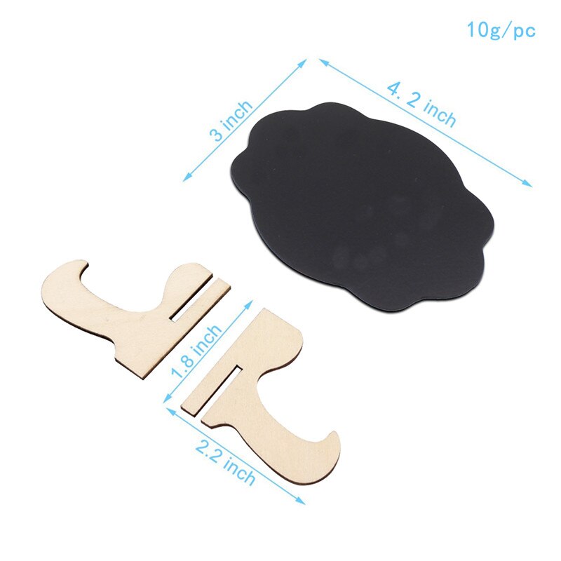 10pcs/Lot Lace shape Wooden mini blackboard Message boardFor Wedding Party Decorations chalkboards: Cloud shape