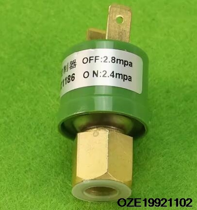 High Pressure Protection Switch for Air Conditioner Heat Pump/Compressor - High and Low Pressure Switch with Welding Joint: light green