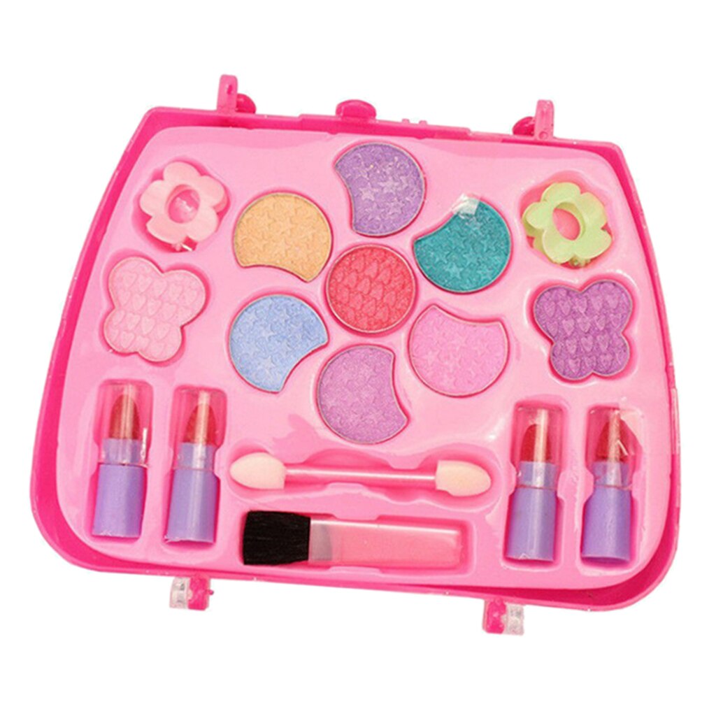 2Pcs Kid Princess Pretend Play Box Little Girls Beauty Set Cool Birthday