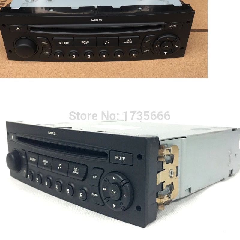 RD45 auto radio CD speler ondersteunt Bluetooth AUX MP3 Fit voor Citroen C3 C4 C5 Peugeot 207 206 307 807 5008 C4 DS3 –