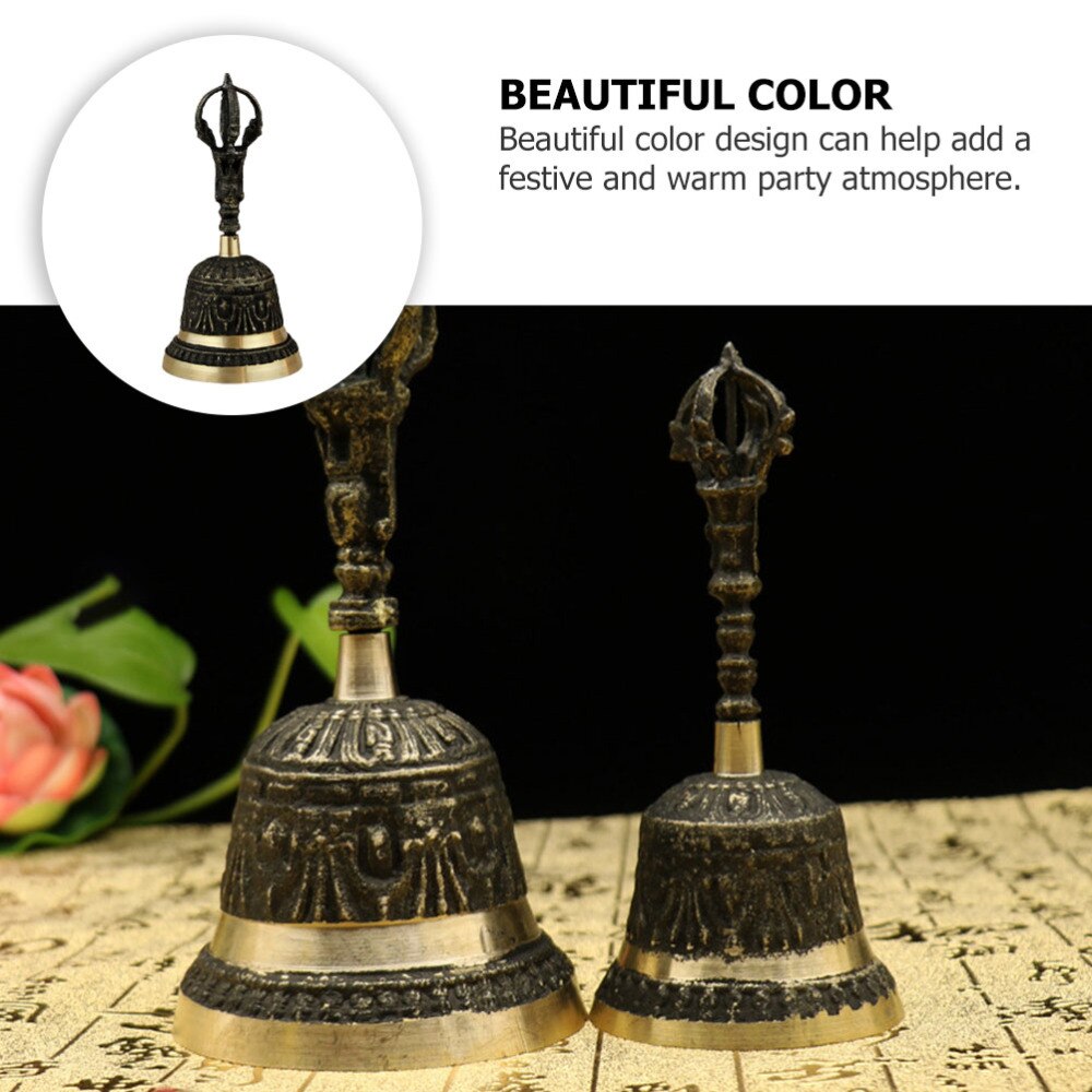 Handle Bell Handbell Decorative Bell Unique Hand Shaking Bell for Home