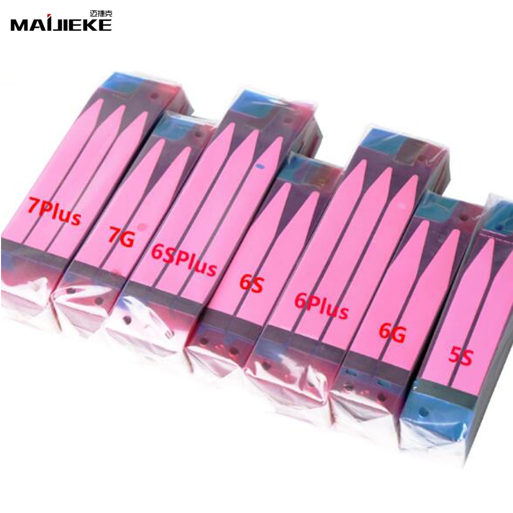 500 stks Orginal Batterij Sticker Strips voor iPhone 5 5 s 5c 6 6 s 7 8 plus X dubbele Tape Pull Reis Lijm Vervangende Onderdelen