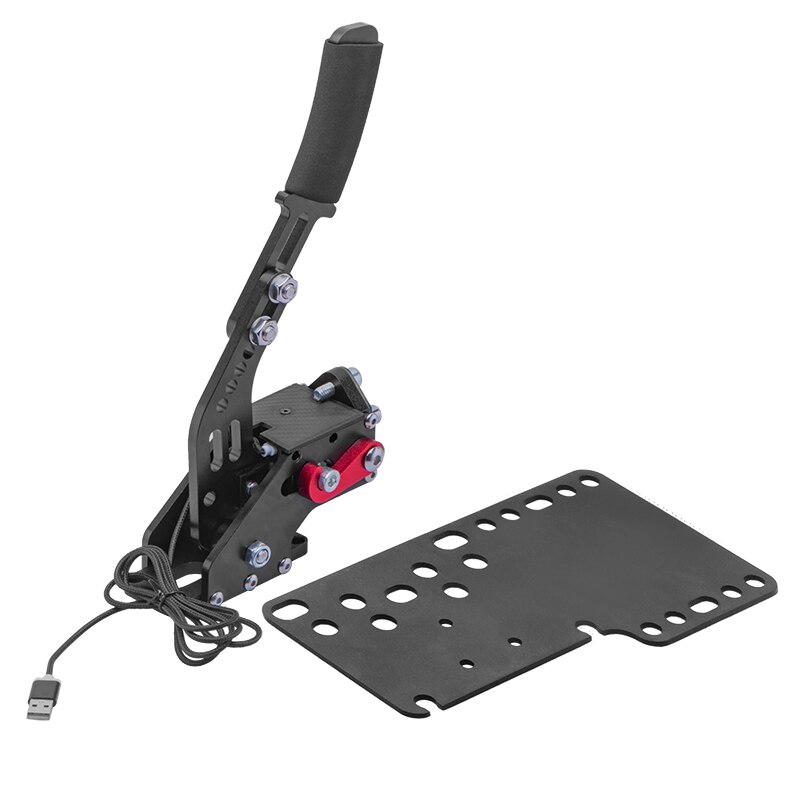 Racing drift sensor usb handbroms system simulera linjär handbroms för racingspel logitech  g29/g27/g25 t500: Endast med tallrik
