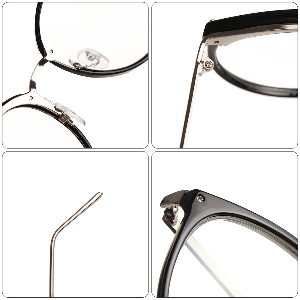 Myopia Optical Glasses Eyeglasses Frames Women Trend Metal Spectacles Clear Lenses Men Glasses Frame Vision Care Eyewear