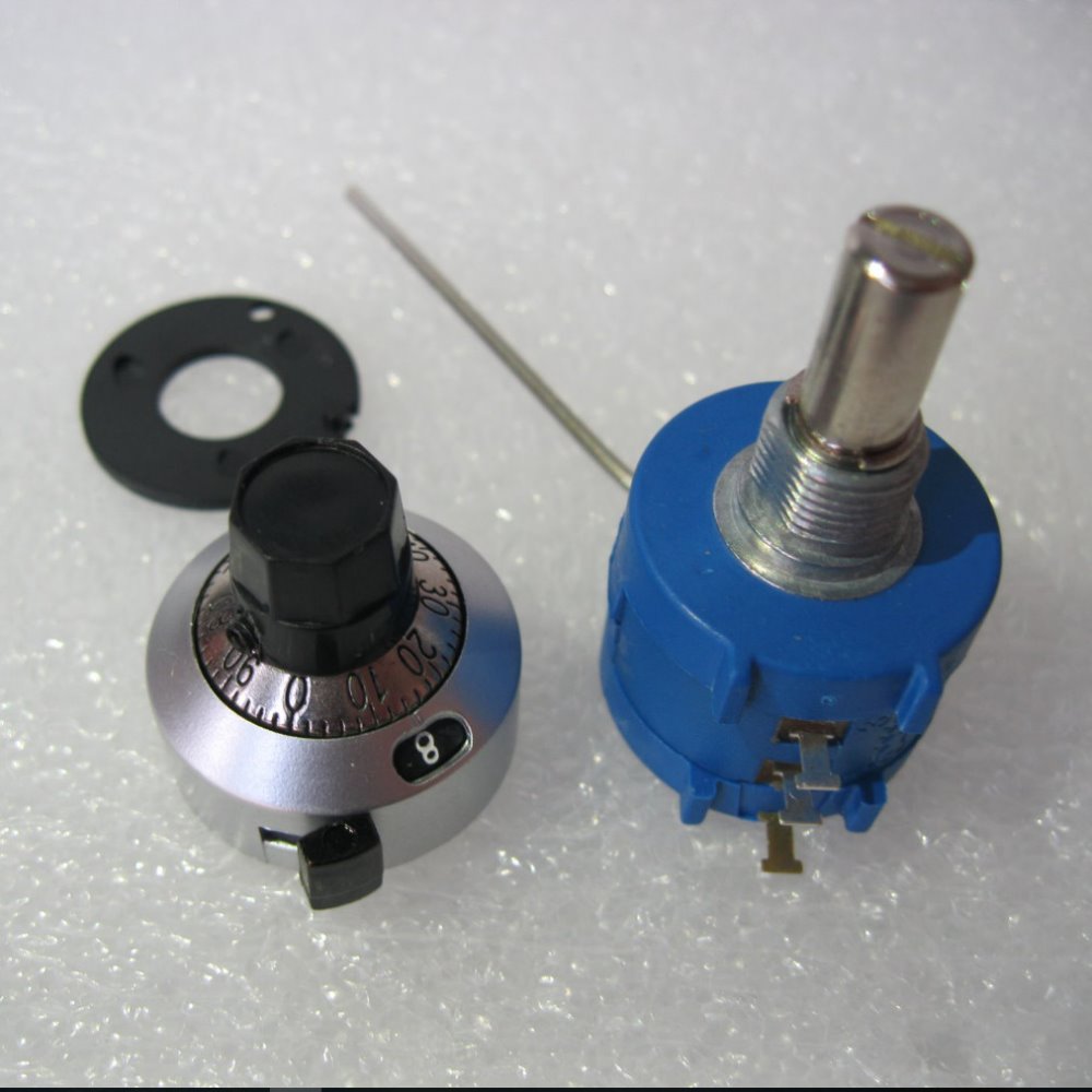 1Pc 3590S-2-103L 10K Precision Multiturn Potentiometer 10 Ring Adjustable Resistor Turns Counting Dial Rotary Knob