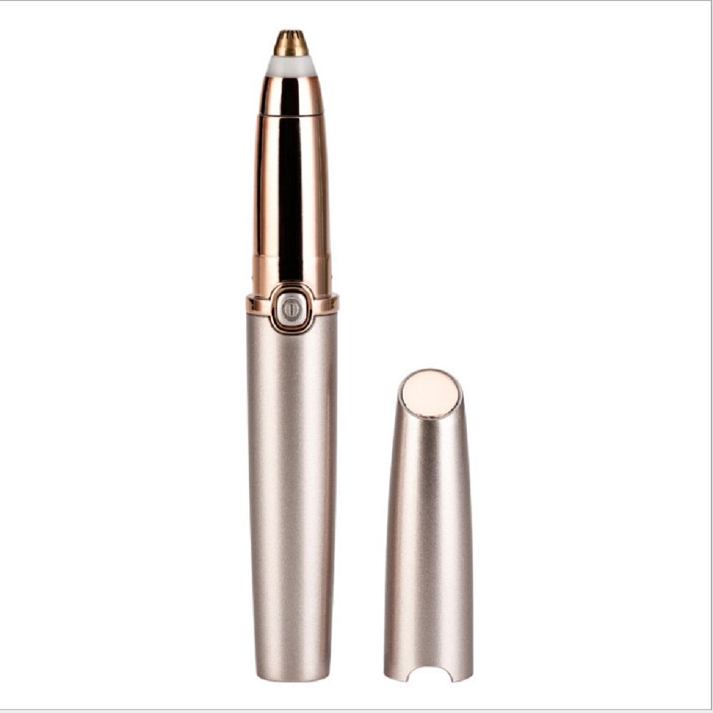 Elektrische Wenkbrauw Epilator Trimmer Make Pijnloos Mini Scheerapparaat Eye Brow Scheerapparaten Draagbare Facial Hair Remover Voor Vrouwen