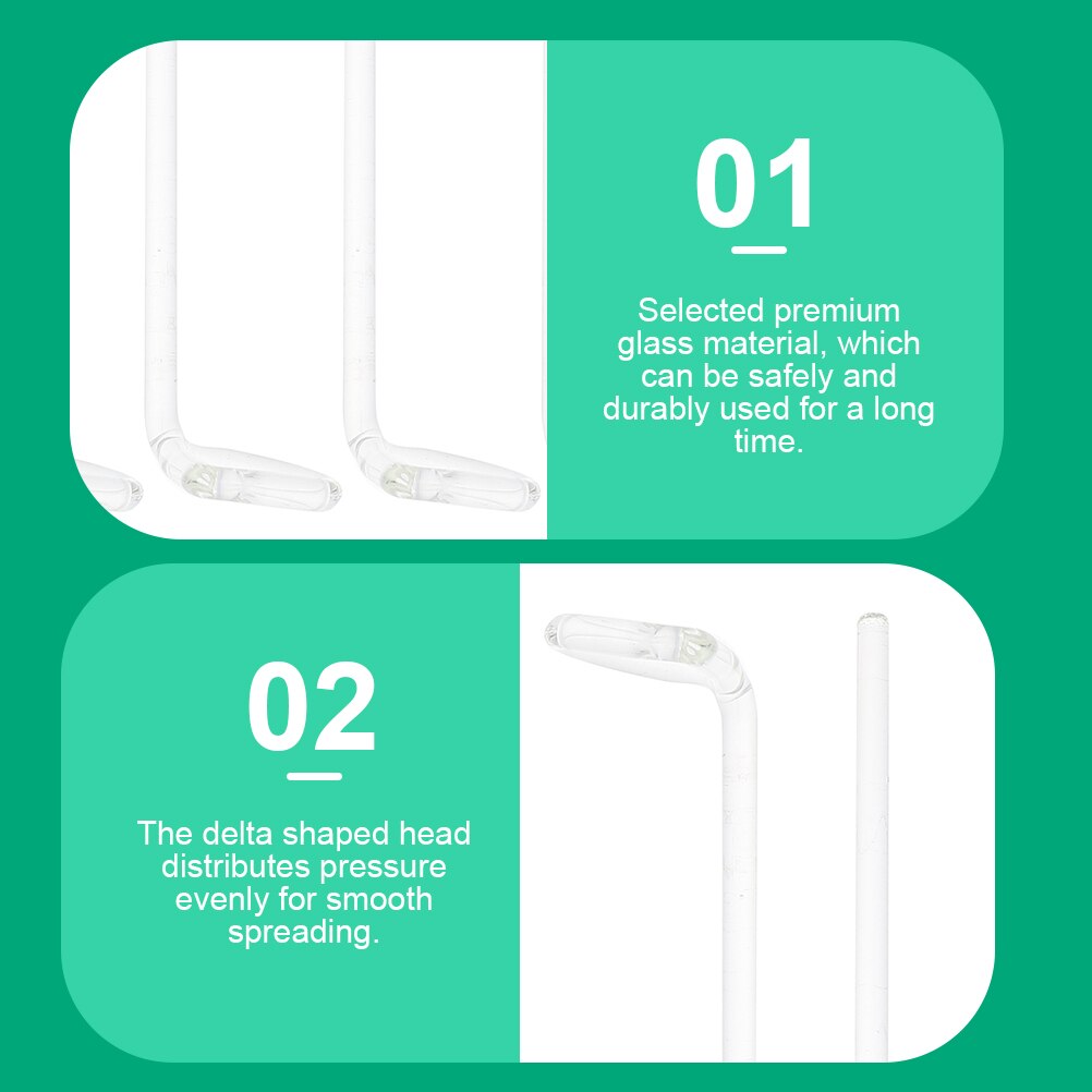 4 pcs cell spreader glass cell spreader safe durable light good glass spreader spreading bar for labs experiment