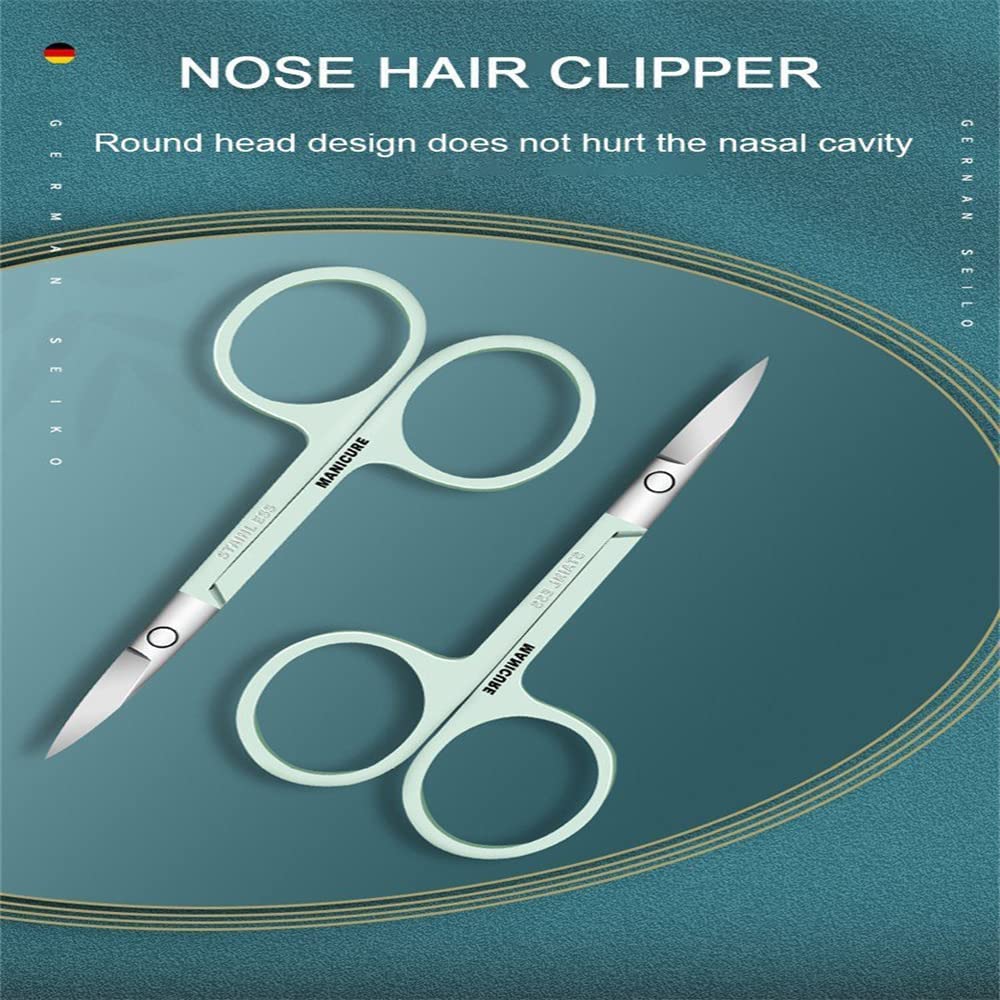 16pcs Nail Cutter Set Makeup Beauty Tool Stainless Steel Nail Pedicure Kit Portable Manicure Scissors Nail Care Tools