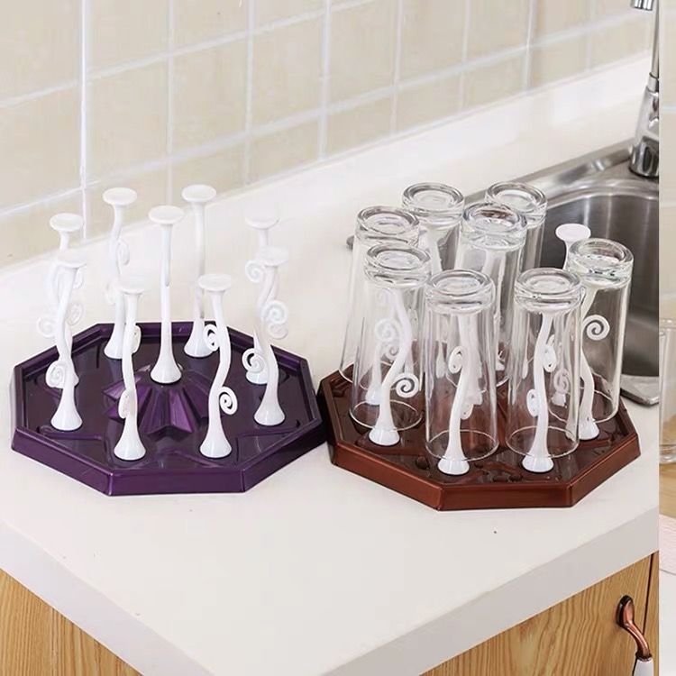 Schwan bilden Glas Flasche Tasse Halfter Küche Trocknung Lagerung Regal Tasse Erzähler Abfluss Gestell Aufhänger Organizer Stehen