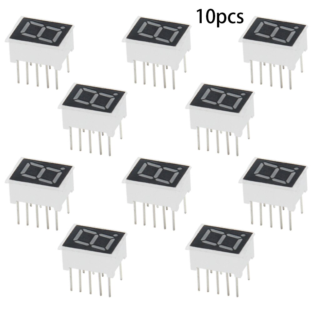 1 ~ 20 Pcs 1 Bit Common Cathode/Anode Led Display Digitale Buis 10 Pins 7 Segment 2V 20mA Rode Led Segment Displays: 3911AH x10pcs