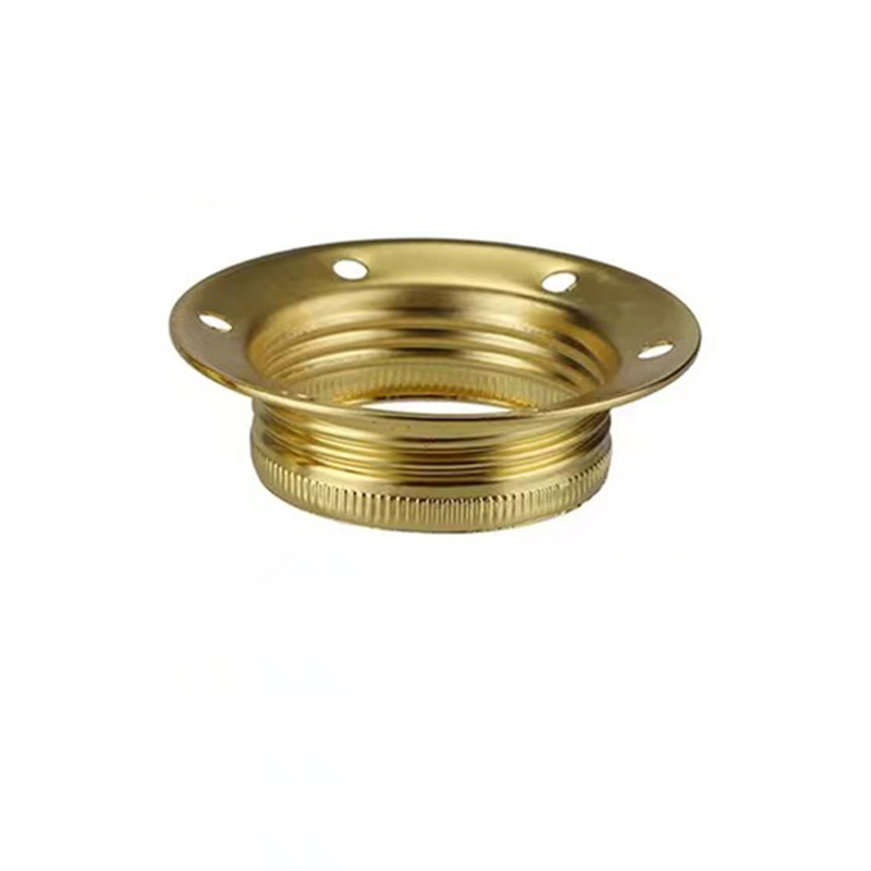 Portalampada a portato E27 Vintage ▾ fai-da-te base per lampadina a sospensione industriale con anello Portalampada adattatore per attacco a vite retrò: Beige