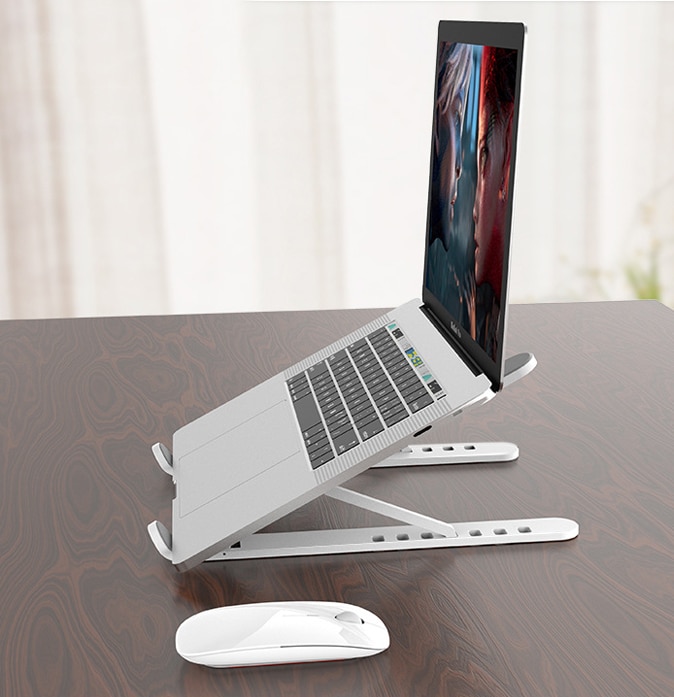 Laptop Stand Opvouwbare Laptop Houder Ondersteuning Base Notebook Stand Voor Macbook Pro Ipad Laptop Accessoires Stand Cooling Pad Riser