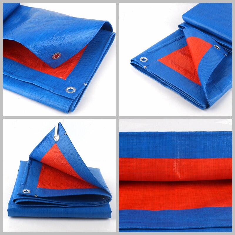 Espesor 0,32mm azul y lona naranja de PE impermeable paño jardín patio suculento coche lona balcón suculenta cubierta