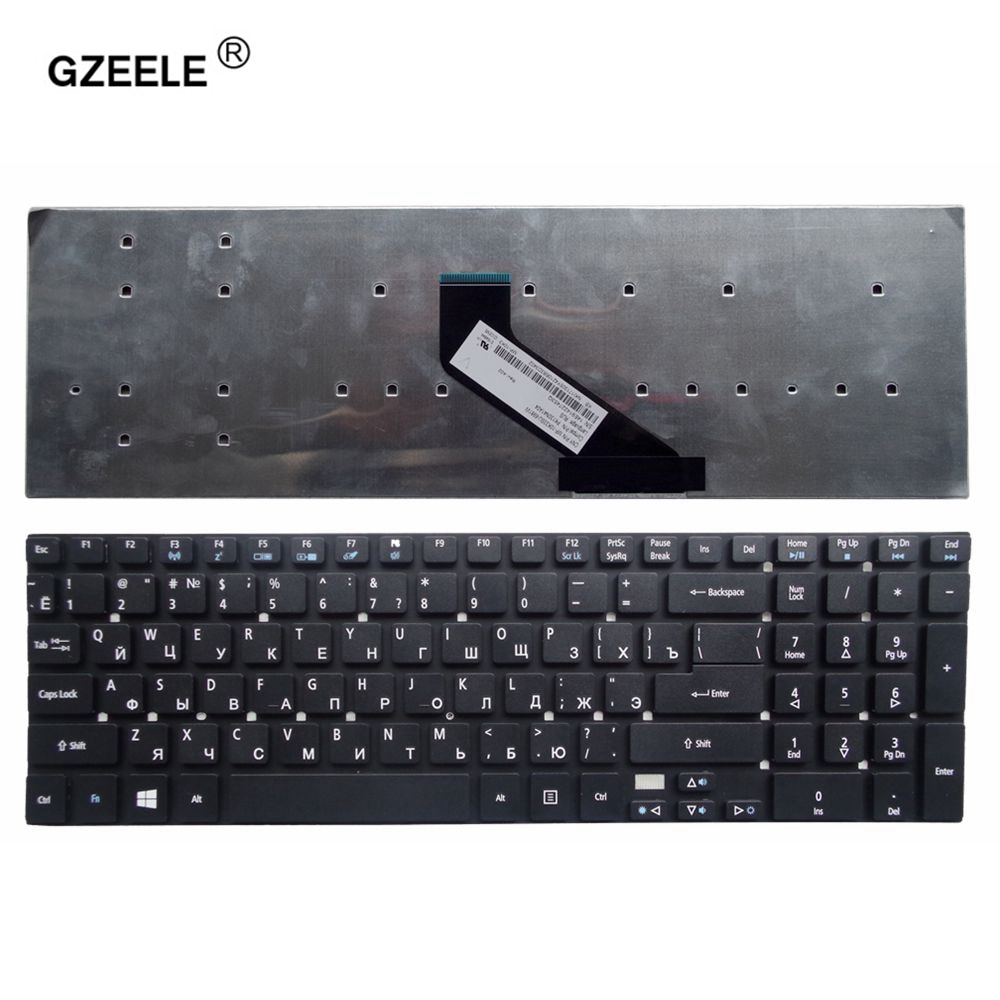 Russische Keyboard Voor Acer Extensa 2508 2509 2510 2510G Z5WBH EX2508 X2508 EX2509 EX2510 2508G 2509G 2510G-365E ru Zwart