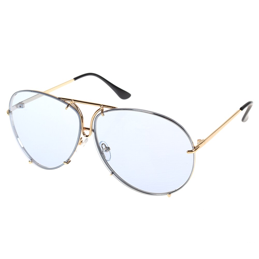 Oversized Cat Eye Zonnebril Vrouwen Zonnebril Flat Top Grote Vrouwelijke Brillen Frame Driver Bril Auto Accessoires