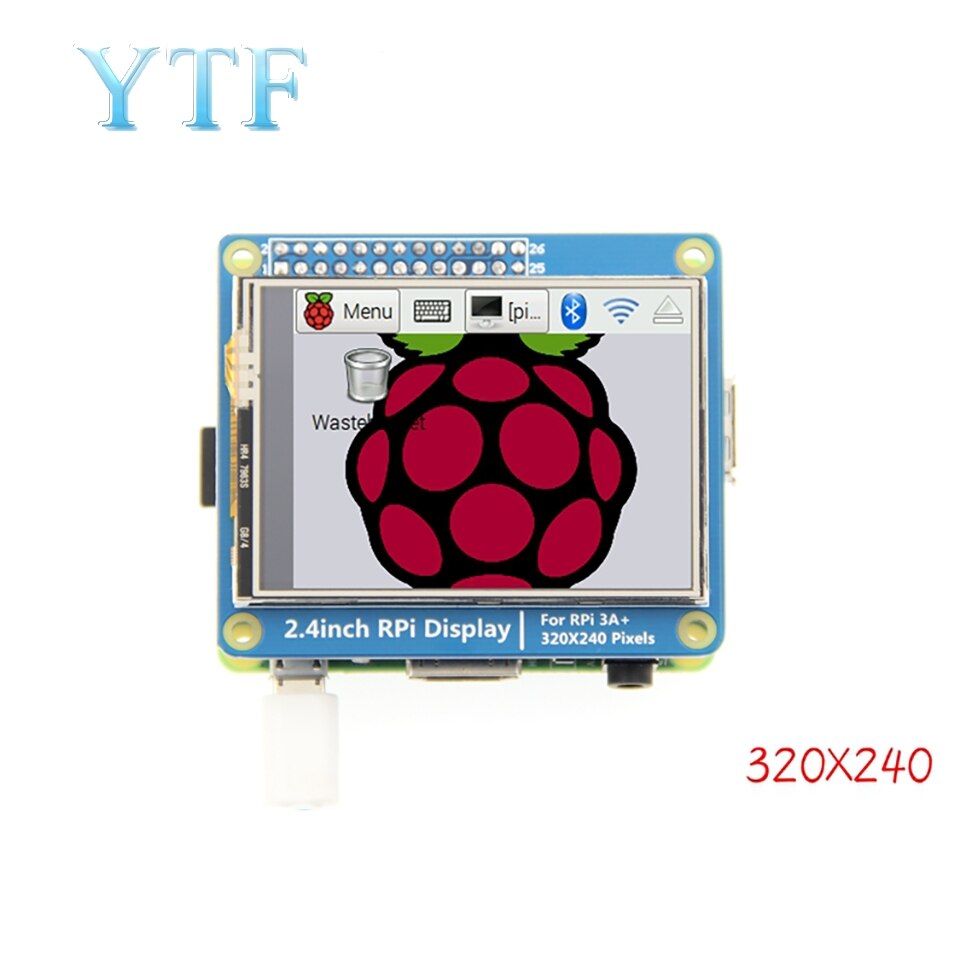 2.4 inch Raspberry Pi color TFT LCD display, compatible with Raspberry Pi 3A+/3B+