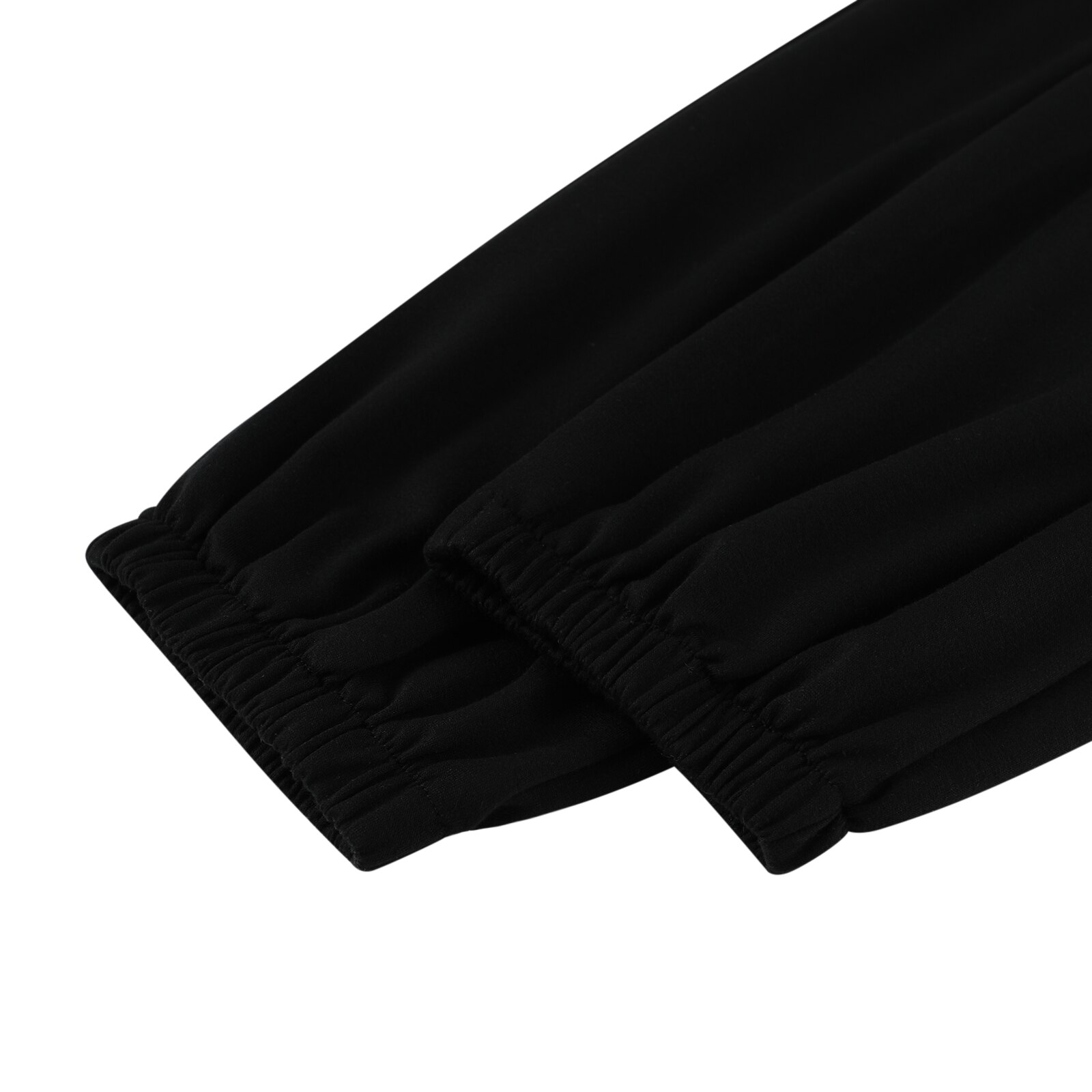 Vrouwen Sportkleding Broek Elastische Taille Harembroek Letters Gedrukt Patroon Losse Stijl Broek, Zwart/Grijs