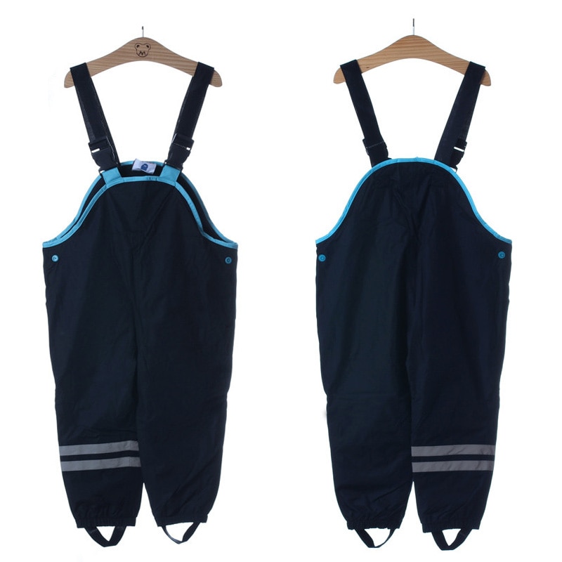 Tijd beperkte Verkoop Unisex Solid Lente Retail Broek Voor En Kinderen Koude Wind Regen Waterdichte Overalls In voorraad