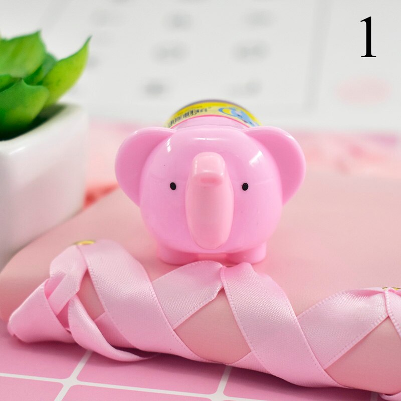 Sacapuntas lindo de un solo agujero, sacapuntas Kawaii de elefante para niñas, para niñas, suministros para la escuela, papelería coreana: 1
