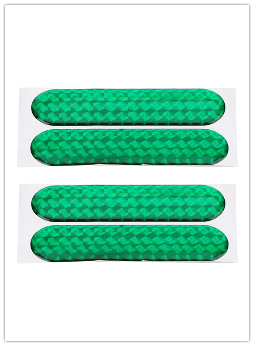 Car Door Open Reflective Tape Warning Mark Night Safety Sticker for Peugeot 206 307 406 407 207 208 308 508 3008 4008: 4pcsB green