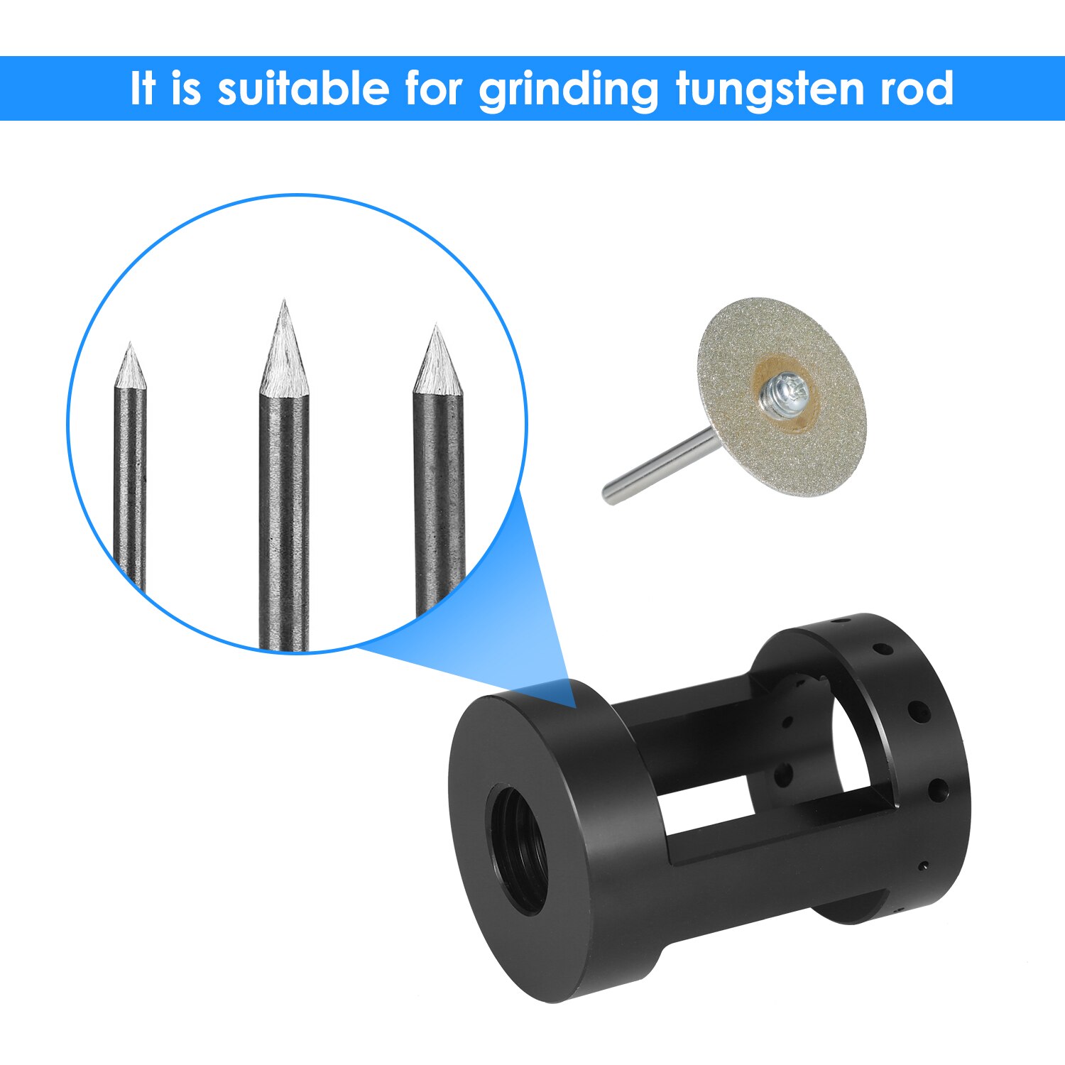 Afilador de electrodos de tungsteno, agujas de tungsteno, varillas de tungsteno, amoladora, soldadura TIG de aluminio, electrodos de tungsteno, herramienta afiladora