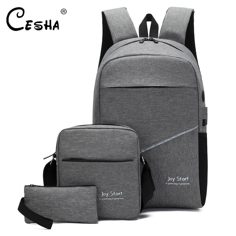 Moda casual 3 pçs/lote escola mochila de alta qualidade durável lona saco escolar grande capacidade livro mochila portátil para adolescente