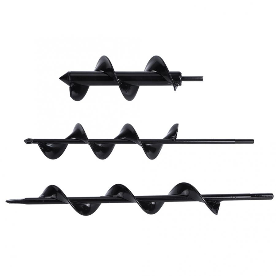 Electric Earth Augers Manganese Steel Garden Planter Auger Drill Bit Buried Planting Digging Hole Tool Accessories Planting Tool