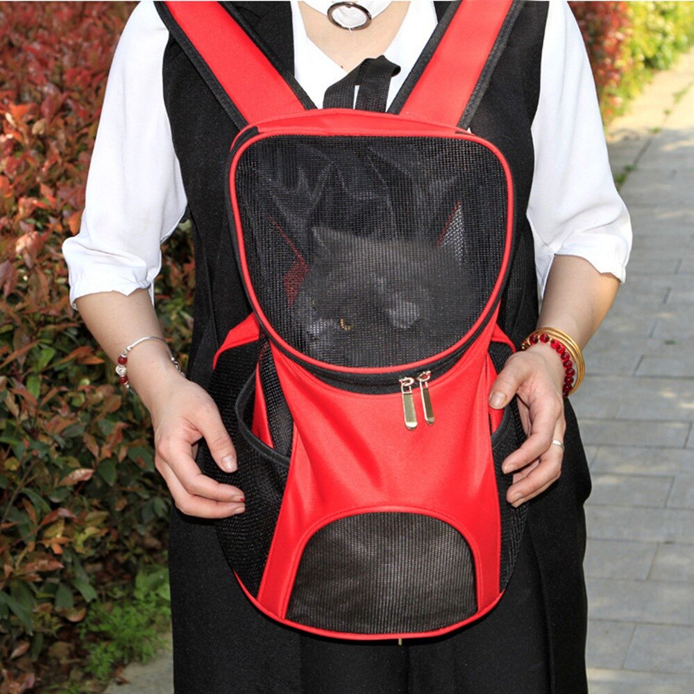 Hond Carrier Rugzakken voor Kleine Kat Hond Puppy Carrier voor Kat Hond Huisdier voor Hilking Reizen Draagbare Dubbele Schouder Voor rugzak