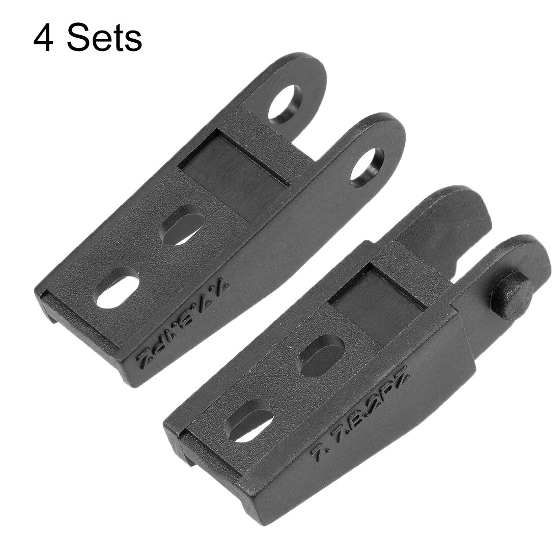 Connecteur d'extrémité de chaîne de traînée uxcell pour les Joints de chaîne de traînée de chaîne de transporteur de câble de 7x7mm 4 ensembles
