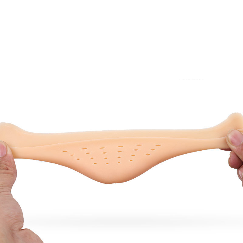4 stk= 2 par tåpuder balletbøjler sko beskytter hallux valgus orthotics silikone pude gel indlæg fodpleje pedicure