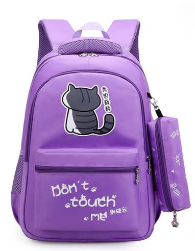 sac à dos femmes sac à dos en Nylon sac à dos Mochilas femme sac à dos lycée sacs pour adolescentes mochila 5 couleur: Purple