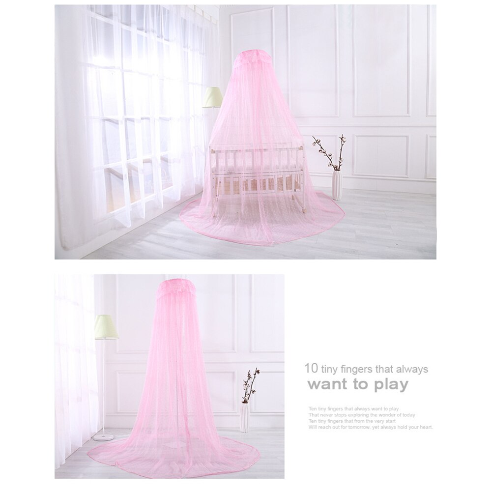 Nursery Curtain Crib Insect Protection Foldable Bed Canopy Dome Room Decor Baby Mosquito Net Summer Princess Children