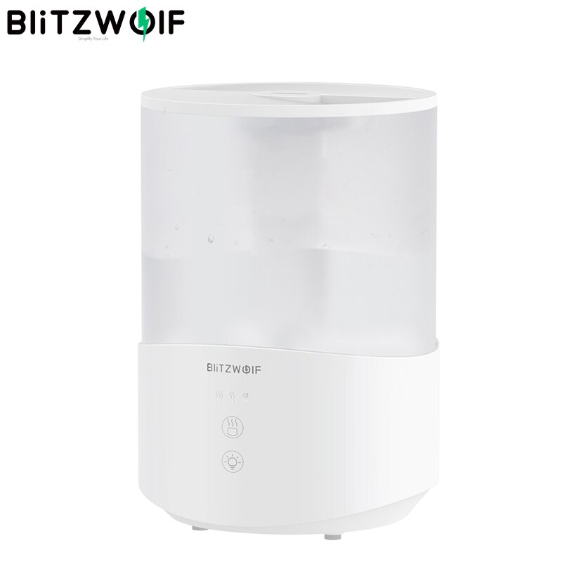 Blitzwolf BW-SH1 2.5L Ultrasone Luchtbevochtiger Etherische Olie Diffuser 110-240V 360 ° Touch Control Ultrasone Bevochtiging