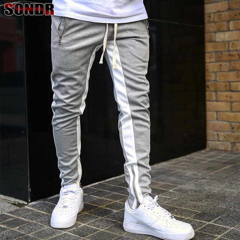 Survêtement homme pantalons décontractés Fitness vêtement de sport homme bas de sport pantalon de survêtement serré pantalon noir Jogging Jogging