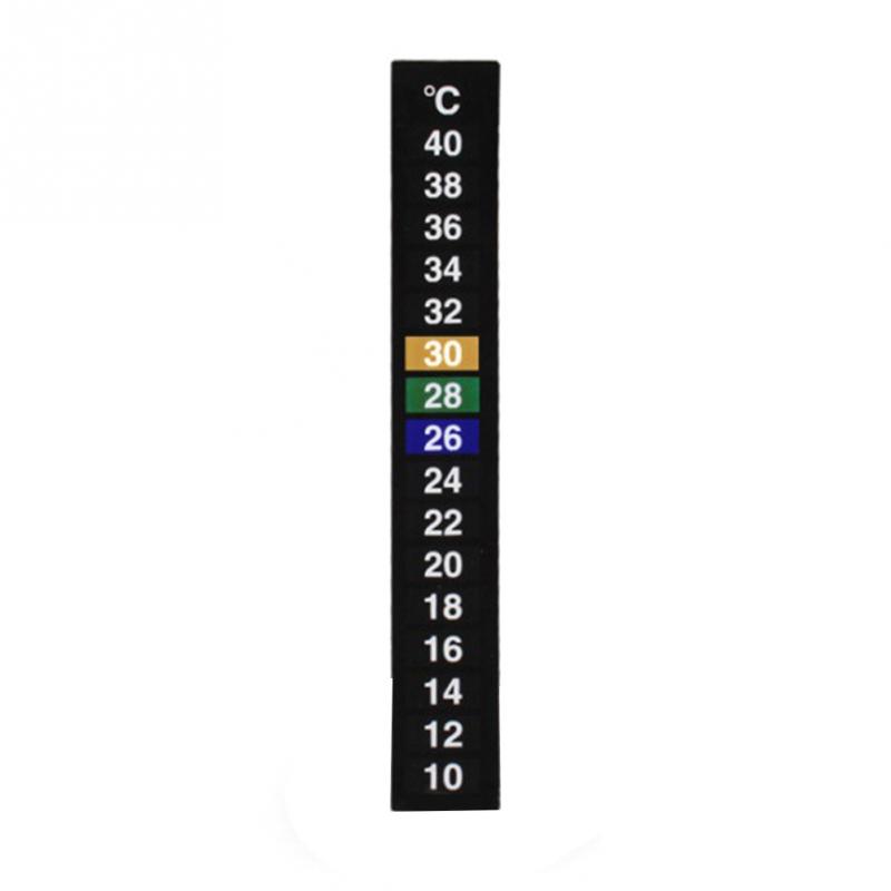 Rectangular Indoor Thermometer Stick LCD Change Color Temperature Strip Home Indoor Measurement Thermometer Card measure tools